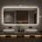LED Bathroom Vanity Mirror Anti Fog Dimmable Lighted Mirror 3 Color Lighting HD Explosion Proof 5MM Copper Free Silver Mirror with Memory Function-1716272861