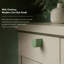 Bouton d'armoire découpé en aluminium de style moderne Mid-Century ROUS, olive (vert), 1 pièce-111448773