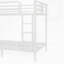 Lit simple en métal sur simple TG pour adolescents et adultes