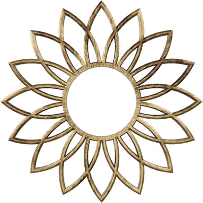 Médaillon de plafond 16 po x P 5 po x P 5 5/8 po x P 1/2 po Daisy