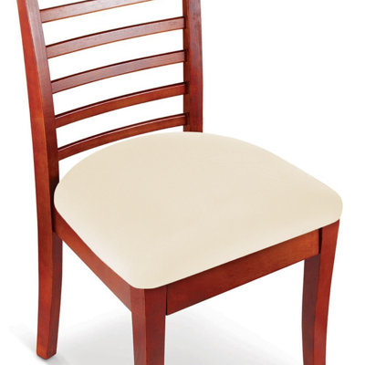 Housses de chaise de salle à manger rondes carrées amovibles pour chaise de salle à manger