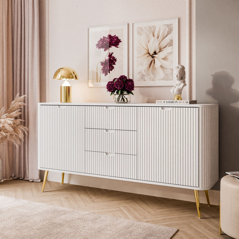 Autin 168cm Sideboard, White