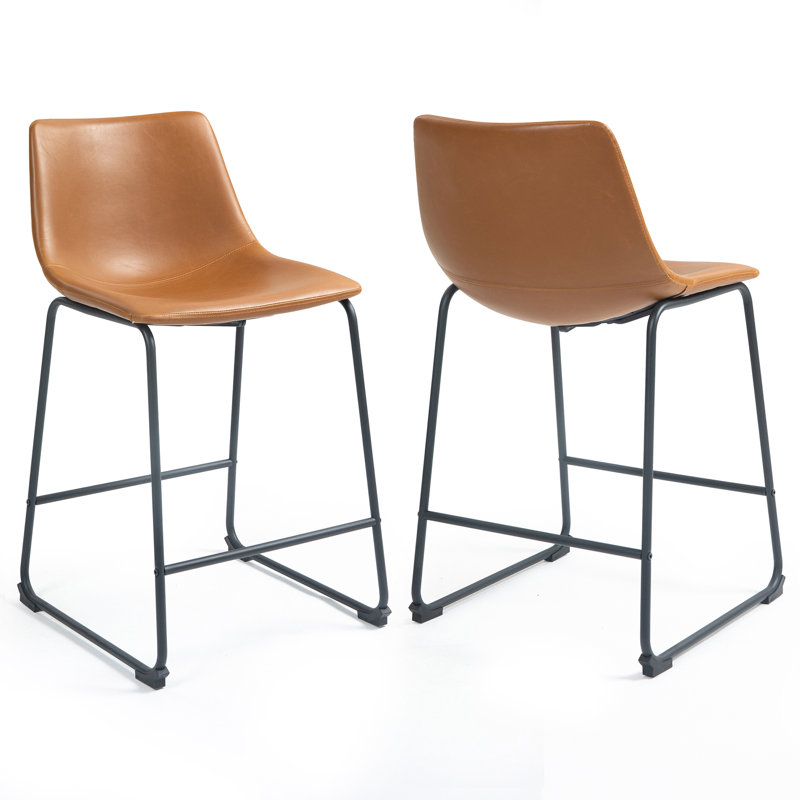 Julienn Bar & Counter Stool, Cappuccino, Counter Stool (23.5" Seat Height)