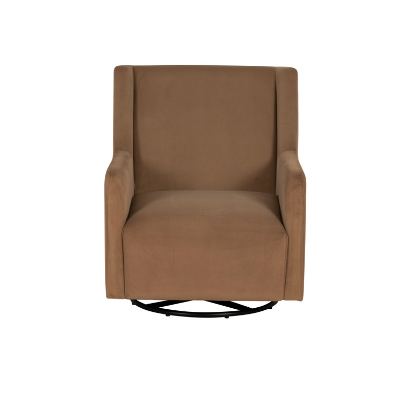Senna Swivel Brown Rocker Chair