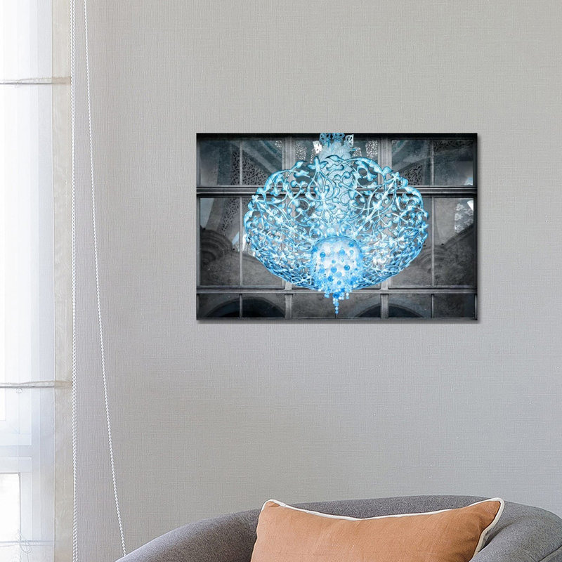 Ice Chandelier - Print on Canvas, 66.04 cm H x 45.72 cm W x 3.175 cm D, Wrapped Canvas
