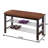 Metal Shoe Bench With Shelves