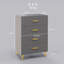 60 cm W Chest of 4 Drawers