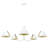 Grove Isle 5 - Light Unique Geometric Chandelier-58926018
