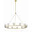 12 - Light Dimmable Wagon Wheel Chandelier