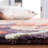 Tavant Hand Tufted Wool/Cotton Floral Rug in Charcoal/Orange-780600861