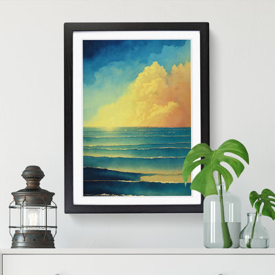 Watercolour Seascape Vol.8 - Single Picture Frame Print