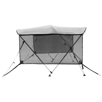 Auvent autoportant escamotable en polyester de 46 po de largeur VEVOR