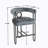Hold Bar Stools Set of 2, Modern Bar Stool with Back, Metal Frames, Upholstered Bar Stools for Kitchen Island, Pub, Club-2129382074-2129382079