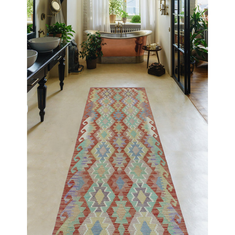 Sun Faded Flatweave Marisol Rust Runner