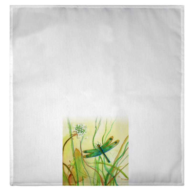 Serviette à main libellule