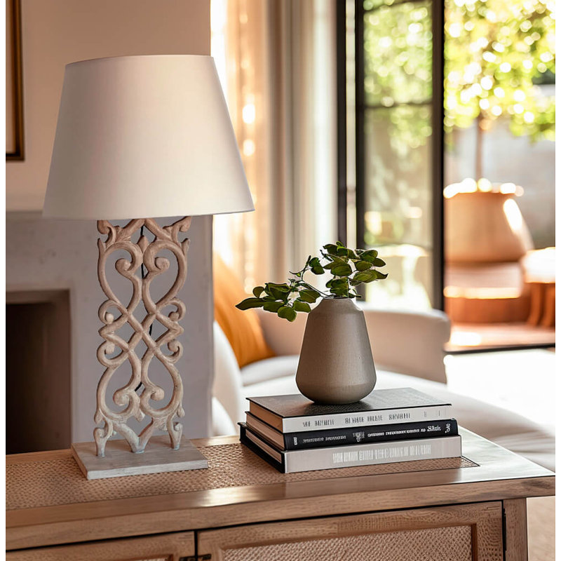Artisans Solid Wood Table Lamp