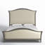 Ciao Bella Cal King Upholstered Bed- Speckled Gray