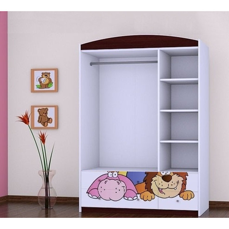 Macaulay 3 Door Wardrobe, Black