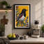 Perched Cardinal Botanical - Wrapped Canvas-1652882240-1652882250