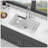 Quartz Kitchen Sink - 32X19" Granite Composite Workstation Undermount Kitchen Sink-109619333
