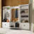 Faera Hall Tree 86.8'' Wide with Bench and Shoe Storage