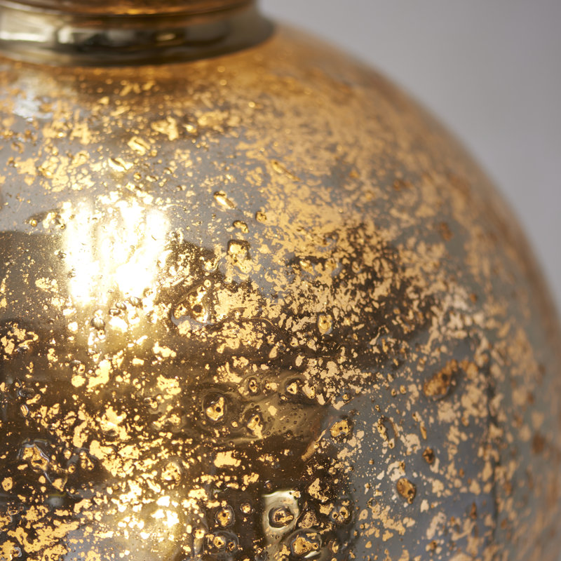 Corzatt 1-Light Pendant, Mercury Glass
