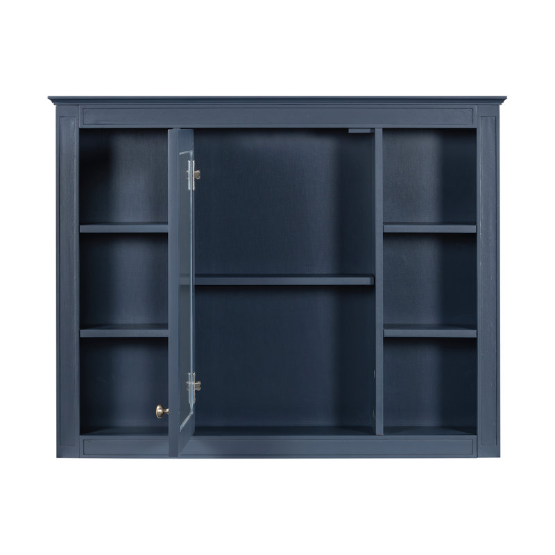 Armoire de salle de bain bleue, Blue