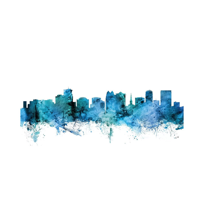 Orlando, Florida Skyline by Michael Tompsett - Wrapped Canvas Gallery-Wrapped Canvas Giclée, 20.32 cm H x 30.48 cm W