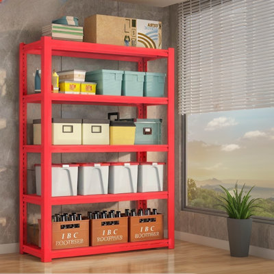 Metal Height -Adjustable Storage Rack