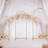 3-piece Modern Metal Arch Backdrop Stand Set