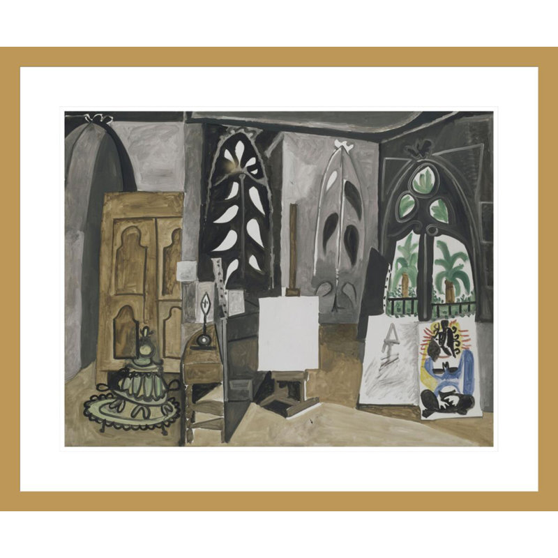 «The Studio at La Californie» par Pablo Picasso, impression giclée encadrée, H 23,5 po x l 28,22 po