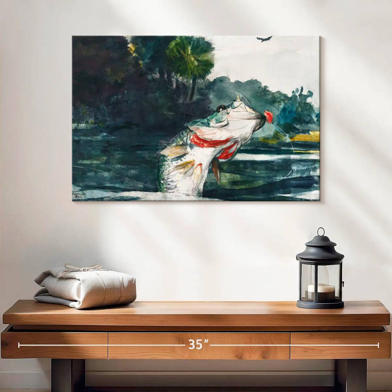 Bar noir grandeur nature, H 16 po x l 24 po