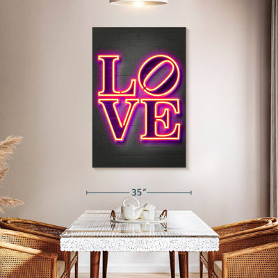 Kema Love In Neon Wall Sign