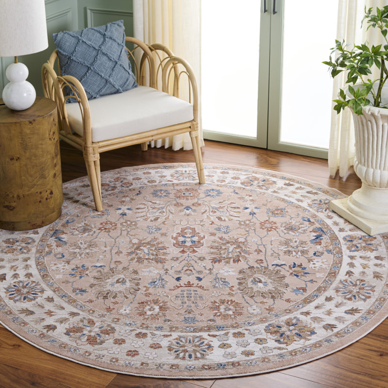 Ellwood 214 Performance Oriental Rug, Round 6'5"