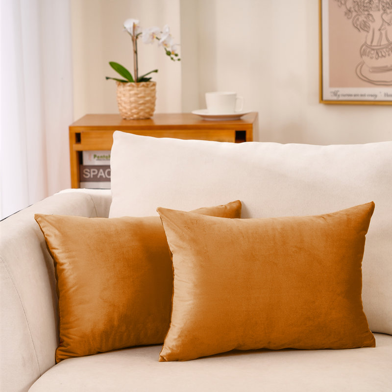 Payson lumbar pillow cover, Copper Rust, 14" H x 20" W