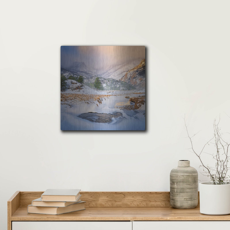 Art mural en métal Millwood Pines, H 12 po x l 12 po