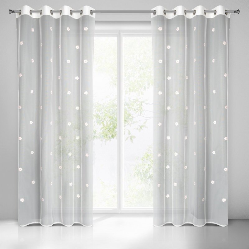 Kamsi Sheer Curtain Single Panel