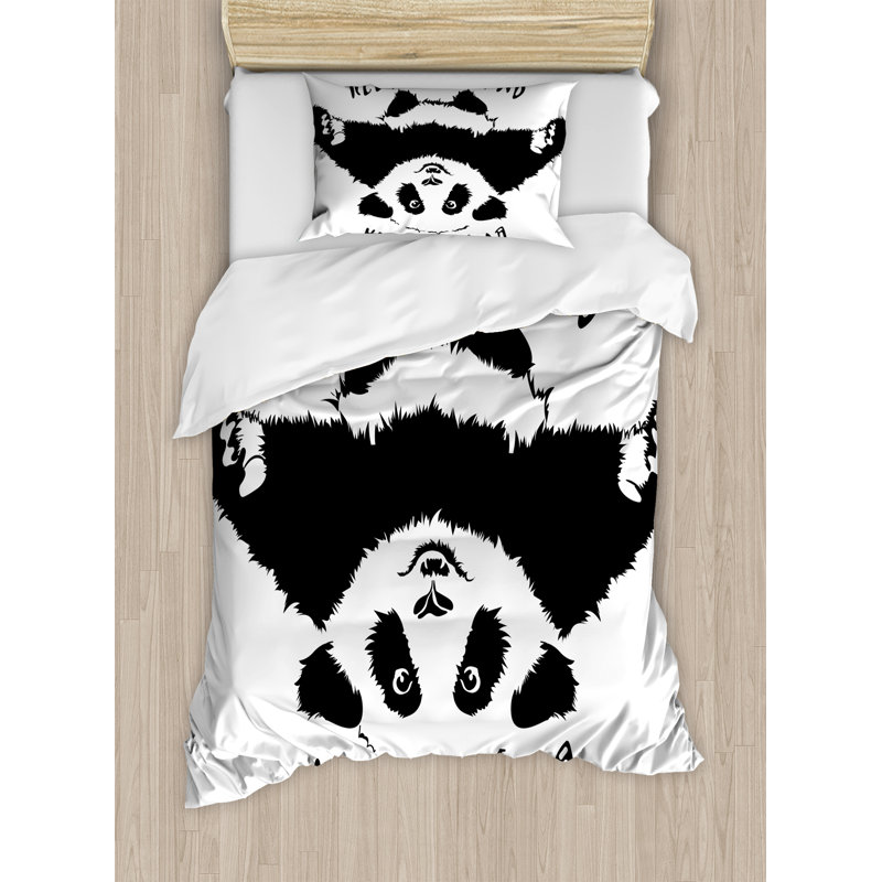 Eclectic Polyester Duvet Cover, Twin 2 Pillow Shams