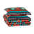 Red/Teal/Beige