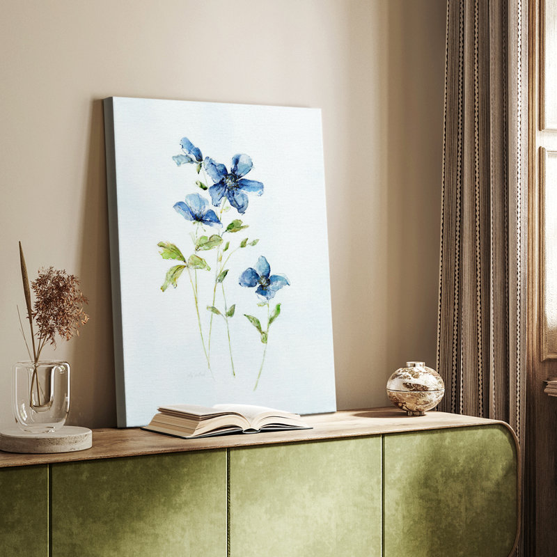 Blue Wonders I -Gallery Wraraped Cavas, H 48 po x l 32 po