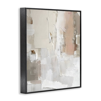 «Blush & Neutrals», giclée abstraite, design par Riley B