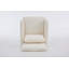 Fauteuil d'appoint moderne, fauteuil de salle à manger en tissu Boucle-133094840-133094842-133094844