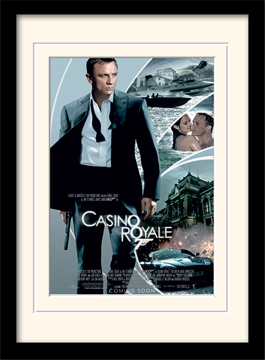Casino Royale One Sheet by James Bond - Single Picture Frame Print