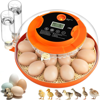 18 Egg Incubators for Hatching Eggs, Automatic Egg Turning and Humidity Control Incubator