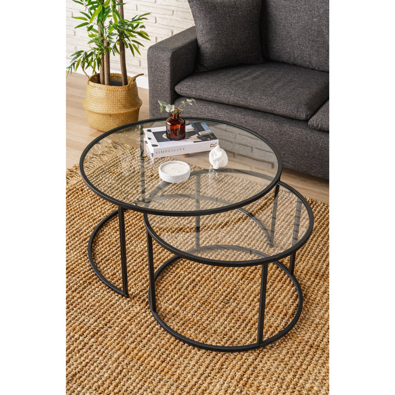 Ensemble de tables basses Nyshae