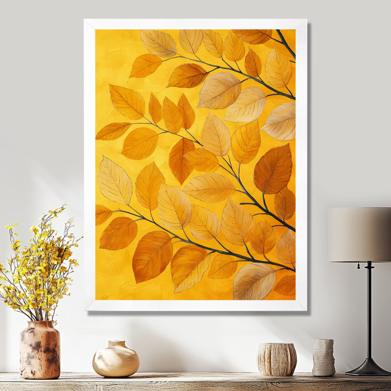 Jesse - Floral Canvas Wall Art, H 20 po x l 12 po, Reproduction encadrée d'une seule photo, Blanc