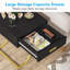 Celesse 45cm W Steel Bedside Table-568231983