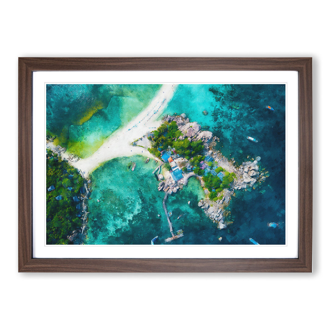 Koh Pha- Ngan in Ko Tao Thailand - Framed Print