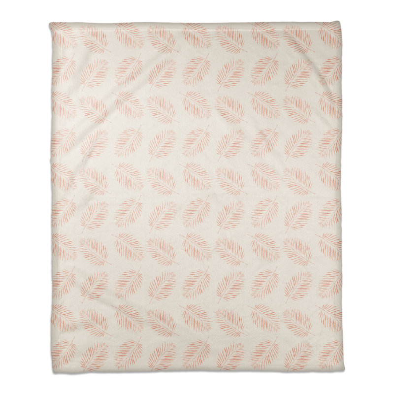 Hand Woven Throw Blanket, Orange