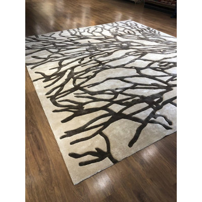 Viscose Striped Indoor Rug